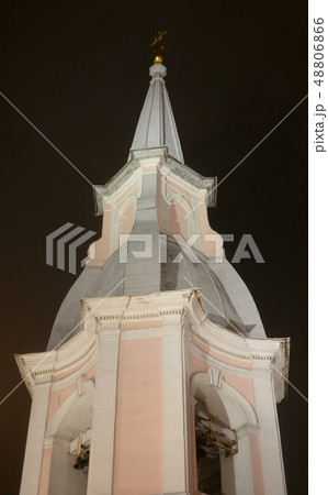 Cathedral of St. Andrew at winter night. Cathedral of St. Andrew at winter night. 48806866