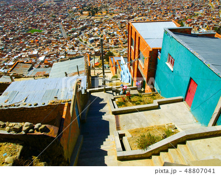 Houses of La Paz in Bolivia 48807041