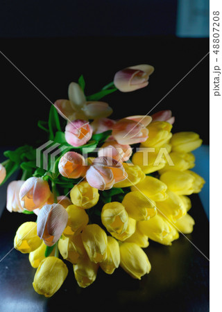 Bouquet of beautiful tulips Bouquet of beautiful tulips 48807208