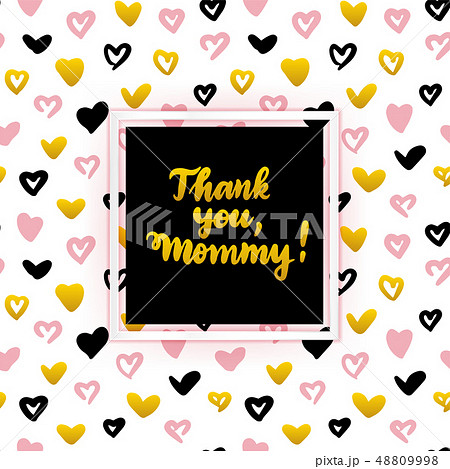 Thank You Mommy Lettering Concept 48809998