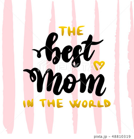 Best Mom in The World Handwritten Postcard 48810319