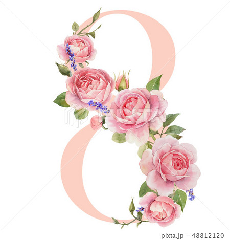 Floral international women day illustration Floral international women day illustration 48812120