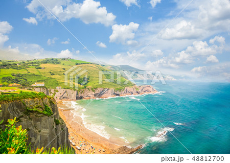 Zumaia coast, Pais Vasco Spain 48812700