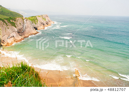 Zumaia coast, Pais Vasco Spain 48812707