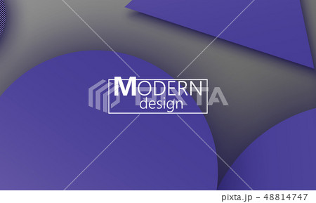 Geometric background. Material design. 48814747