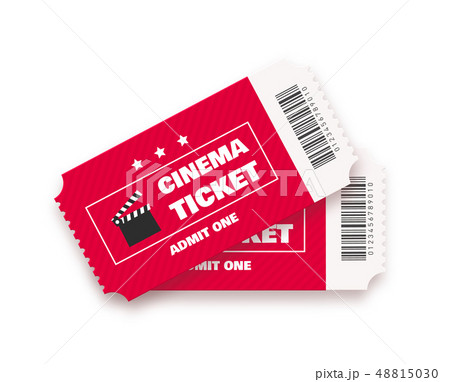 Cinema ticket isolated. Vector illustration. Cinema ticket isolated. Vector illustration. 48815030