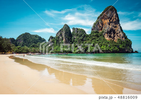Railay beach in Thailand Railay beach in Thailand 48816009