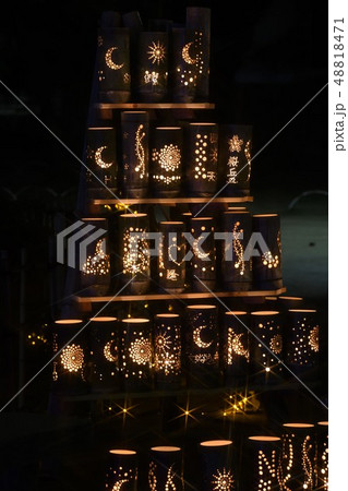 広島県福山城のあかり祭り 広島県福山城のあかり祭り 48818471