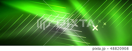Shiny glowing lights neon color design background Shiny glowing lights neon color design background 48820908