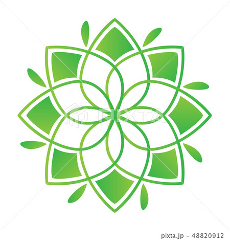 Isolated lotus flower icon Isolated lotus flower icon 48820912