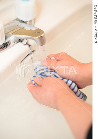 洗濯  靴下 48824341