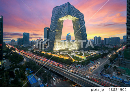 China Beijing City. China Central Television 48824902
