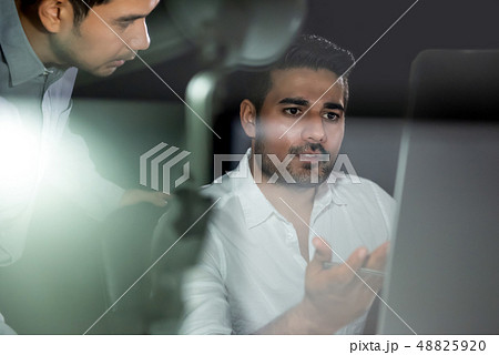 Asian businessman supervisor working with team Asian businessman supervisor working with team 48825920