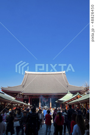 【東京都】浅草寺の本堂 48826450