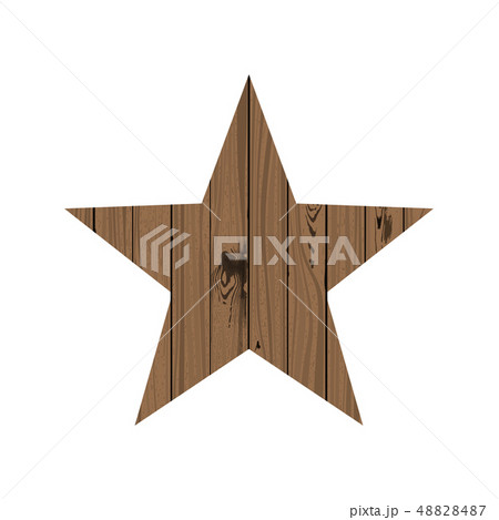 Star of wood. Star of wood. 48828487