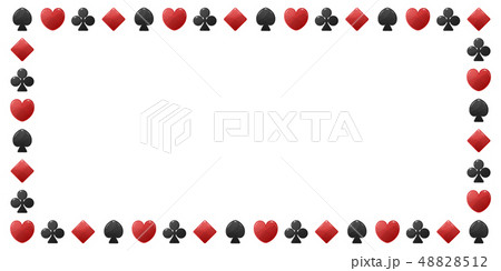 Suit card frame. 48828512