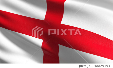 England national flag blowing in the wind England national flag blowing in the wind 48829193