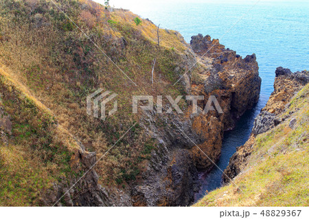 能登金剛　義経の舟隠し 48829367