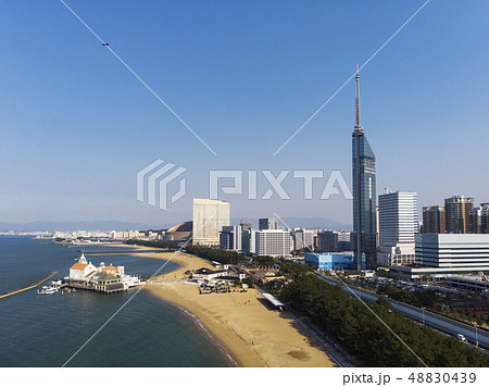 福岡タワー　ドローン 48830439