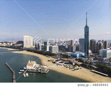 福岡タワー　ドローン 48830441