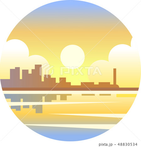 Sunshine coast gradient illustration 48830534