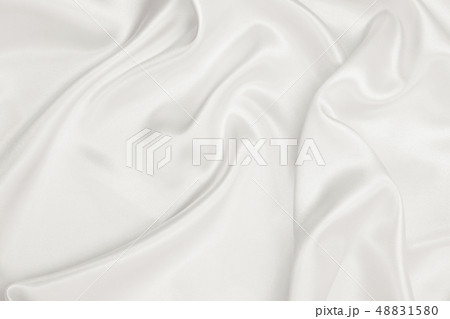 Smooth elegant golden silk or satin luxury cloth 48831580