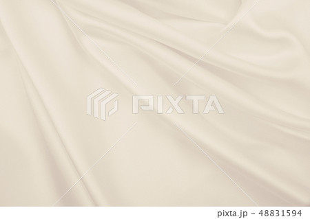 Smooth elegant golden silk or satin luxury cloth 48831594