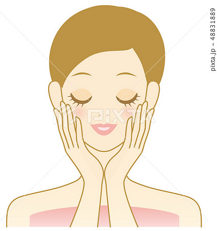フェイシャル　うるおい　女性 48831889