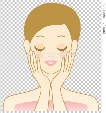 フェイシャル　うるおい　女性 48831889