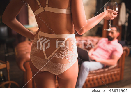 Businessman and his sexy assistant at office 48831905