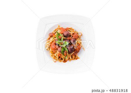 Pasta Bolognese with tomato sauce Pasta Bolognese with tomato sauce 48831918