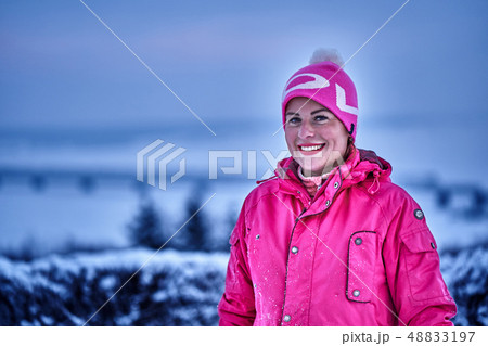 Portrait of a smiling middle-aged woman Portrait of a smiling middle-aged woman 48833197