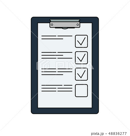 Flat design icon of Training plan tablet Flat design icon of Training plan tablet 48836277