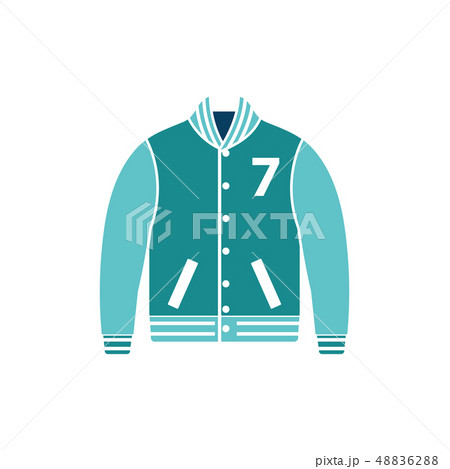 Baseball jacket icon Baseball jacket icon 48836288