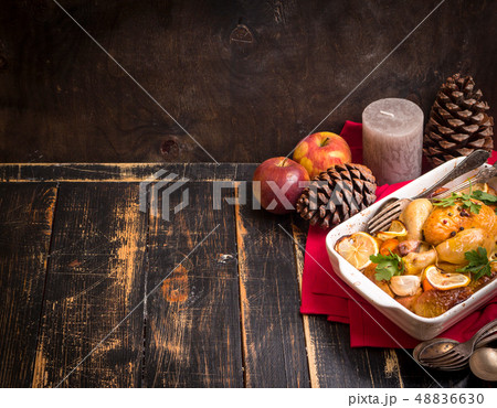 Christmas chicken Christmas chicken 48836630