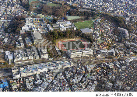 横浜市港北区日吉付近を空撮 横浜市港北区日吉付近を空撮 48837386