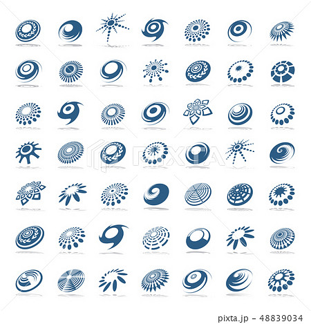 Design elements set. Abstract icons. 48839034