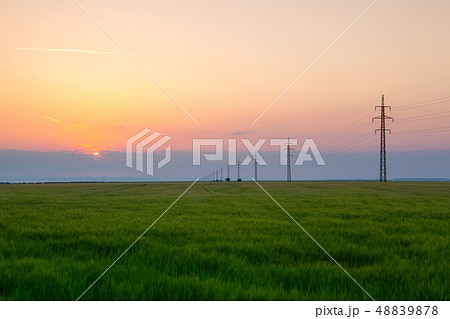 Sunrise in Central Bohemians Highlands, Czech Sunrise in Central Bohemians Highlands, Czech 48839878