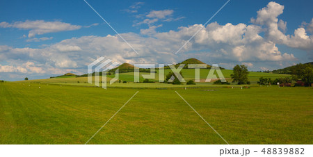 Small airport in Czech Bohemian Highlands, 48839882