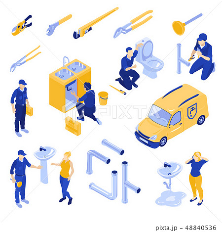 Isometric Plumber Set 48840536