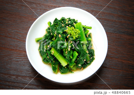 菜の花の辛子和え 48840665