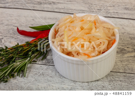 Pickled cabbage - sauerkraut 48841159