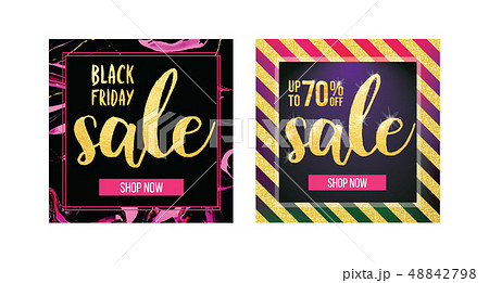 Vector square sale web banner for social media mobile applications. Modern design templates. 48842798