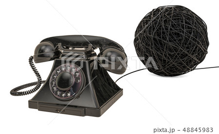 Communication problem concept, 3D rendering 48845983