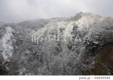 九酔渓　雪景色 48846088