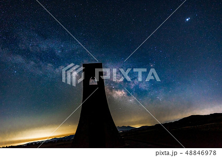 天の川　美しの塔　【長野県】 48846978