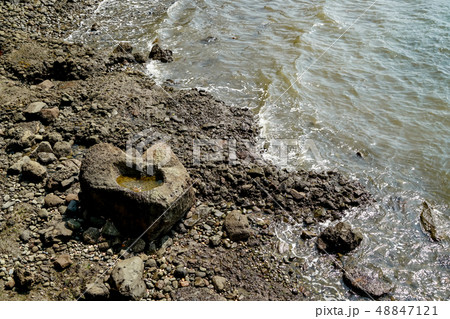 叶え岩　粟嶋神社 48847121