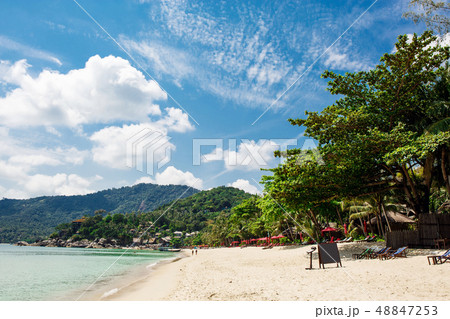 Beautiful nature landscape with blue sea in Thailand  48847253