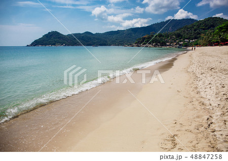 Beautiful nature landscape with blue sea in Thailand  48847258