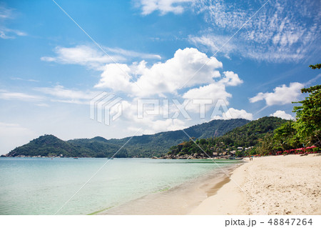 Beautiful nature landscape with blue sea in Thailand Beautiful nature landscape with blue sea in Thailand 48847264
